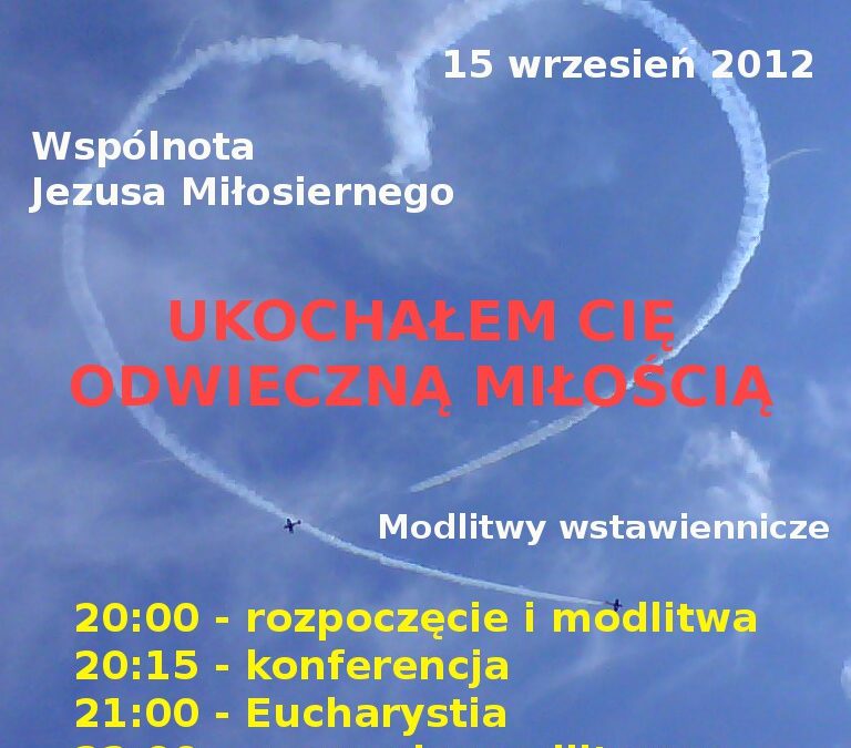 Czuwanie modlitewne w Duchu Świętym